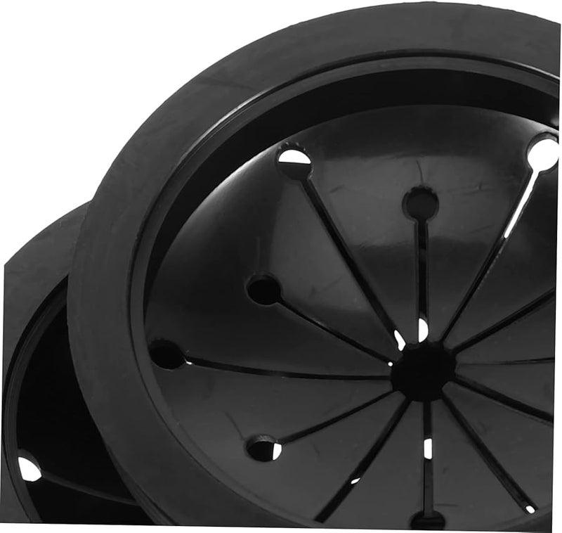 2Pcs Black Garbage Disposal Splash Guard Removable Sink Baffle Durable Easy Install - Image 4